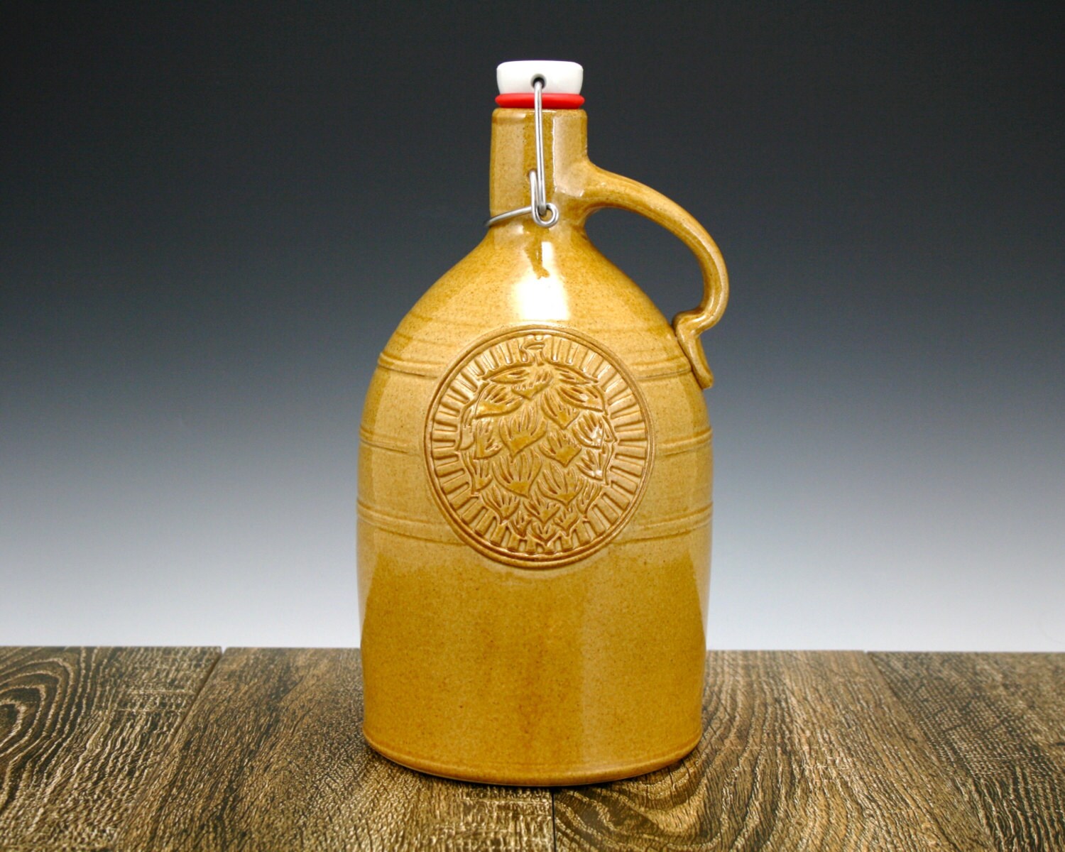 64 oz Beer Growler a ceramic stoneware growler for home brew