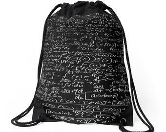 CALCULUS Drawstring Bag Backpack Knapsack School Carryall