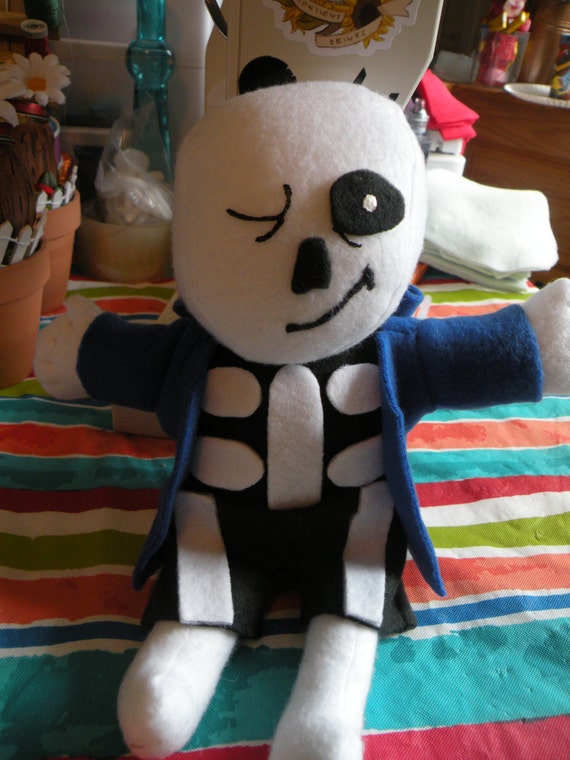 Sans Plushie By Craftybots On Etsy