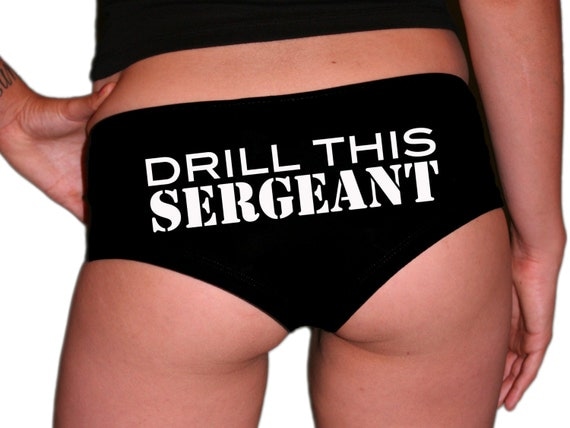 Army Panties. Army Gift. Military Gift. Police Officer Gift. Army Wife. Army Girlfriend.