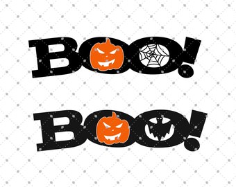 Halloween SVG cut files, Halloween Boo SVG cut files for Cricut, Cut files for Silhouette, svg files, Halloween files