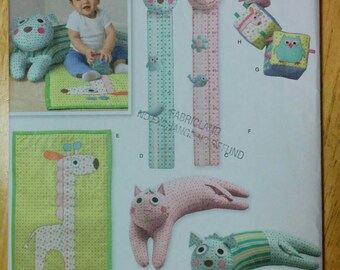 Babies Play Mat, Booster Pillow, Baby Blocks and Growth Chart Pattern