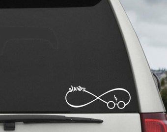 Harry Potter Always Infinity - Car decal Window Sticker