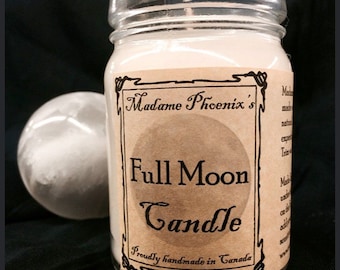 Full Moon Magic Spell Candle