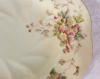 Set/7 Antique Chapman Bone China Dessert Plates