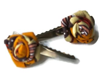 Mini Hair Clips (Ankara)/Gifts for her