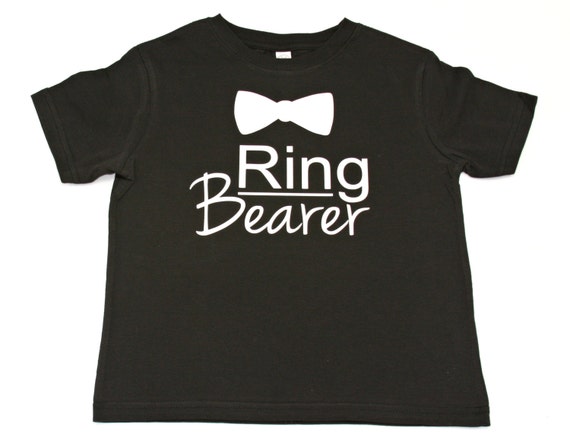 Ring Bearer Bow Tie Shirt. Ring Bearer Shirt. Ring Bearer
