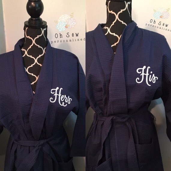 Monogrammed bathrobe monogram bath robe personalized bath