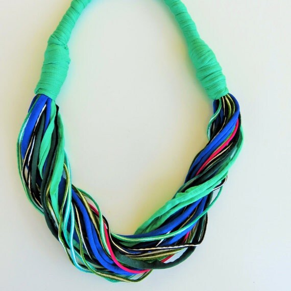 unique necklaces for woman modern fabric necklace bold