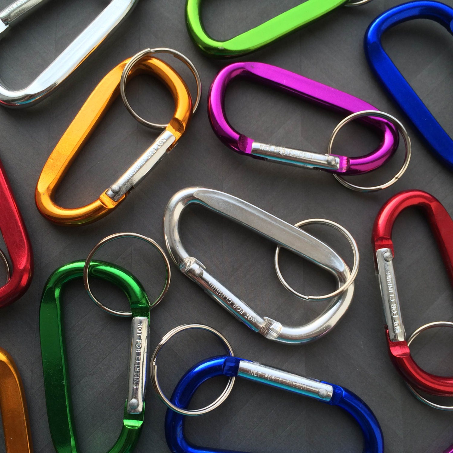 Personalized Key Chain Small Carabiner Add Your Custom