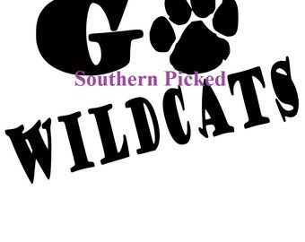 Go Wildcats SVG FIle