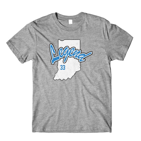 larry bird indiana state t shirt