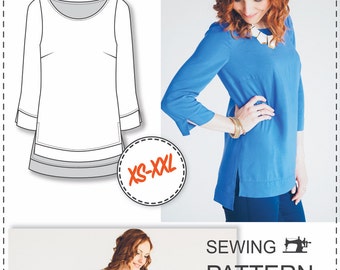 Blouse Patterns - Sewing Patterns - Clothing Patterns - Sewing Tutorial - Sewing Patterns For Women - Sewing Projects - Height 164
