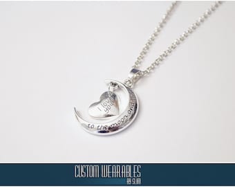 I Love You To The Moon and Back NECKLACE!