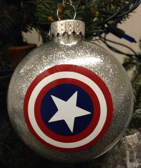 Holiday Christmas Tree Ornament Marvel Comic Superhero Captain