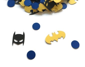 Batman Birthday - Batman Confetti - Batman Party - Batman Baby Shower - Batman Party Decoration - Superhero Birthday Party