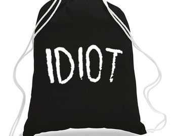 Michael Clifford Idiot Drawstring Bag, 5SOS, 5 Seconds of Summer, Canvas Drawstring Bag, Sleepover Bag, Gifts for Teen Girl Gifts