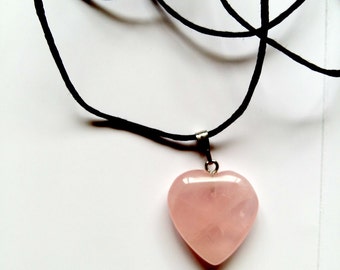 rose quartz pendant bead rose quartz pendant bead