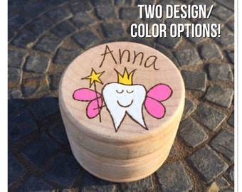 Tooth fairy box, tooth box, woodburning box,personalized wooden box, custom keepsake box, tooth fairy jar, loose tooth box