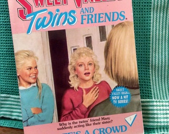 Sweet Valley Twins and Friends Vintage Paperback Book Three's a Crowd