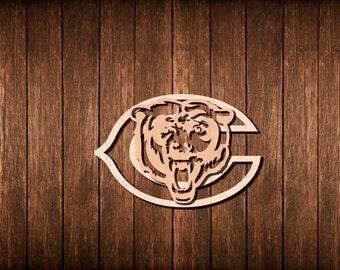 Chicago Bears Wall Art chicago bears art | etsy Chicago Bears Wall Art chicago bears art | etsy