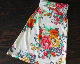 SALE - Toddler Maxi Skirt, Garden Party Floral