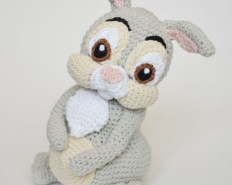 Crochet PATTERN - Easter Thumper rabbit by Krawka