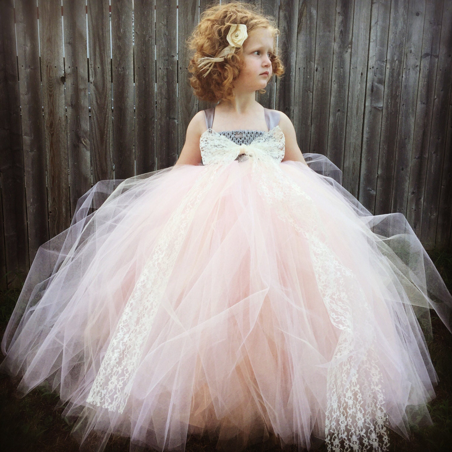 Flower Girl Tutu Dress Blush Tutu Dress Girls Tutu Dress