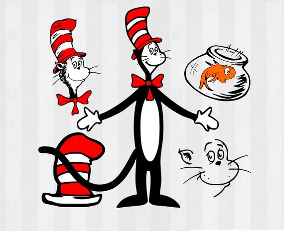 Download Cat in the hat SVG Dr Seuss Clip art Dr Seuss by 5MonkeysClipart