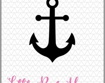 Anchor SVG for Silhouette Cameo, svgs for Cricut, silhouette files, digital download and instant download, vector files