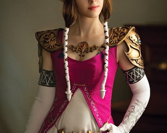 Zelda cosplay armor costume, legend of zelda, Twilight Zeld princess, replica prop, Link, Princess of Hyrule, universe loz video game