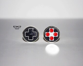 Game controller earrings, Joystick stud earrings, Videogames Console earrings, Art Gifts, fan gift