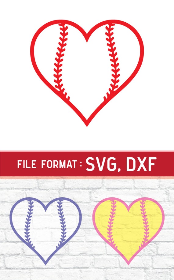 Download SVG Love Baseball Monogram Cricut Files Vinyl by DreamShape