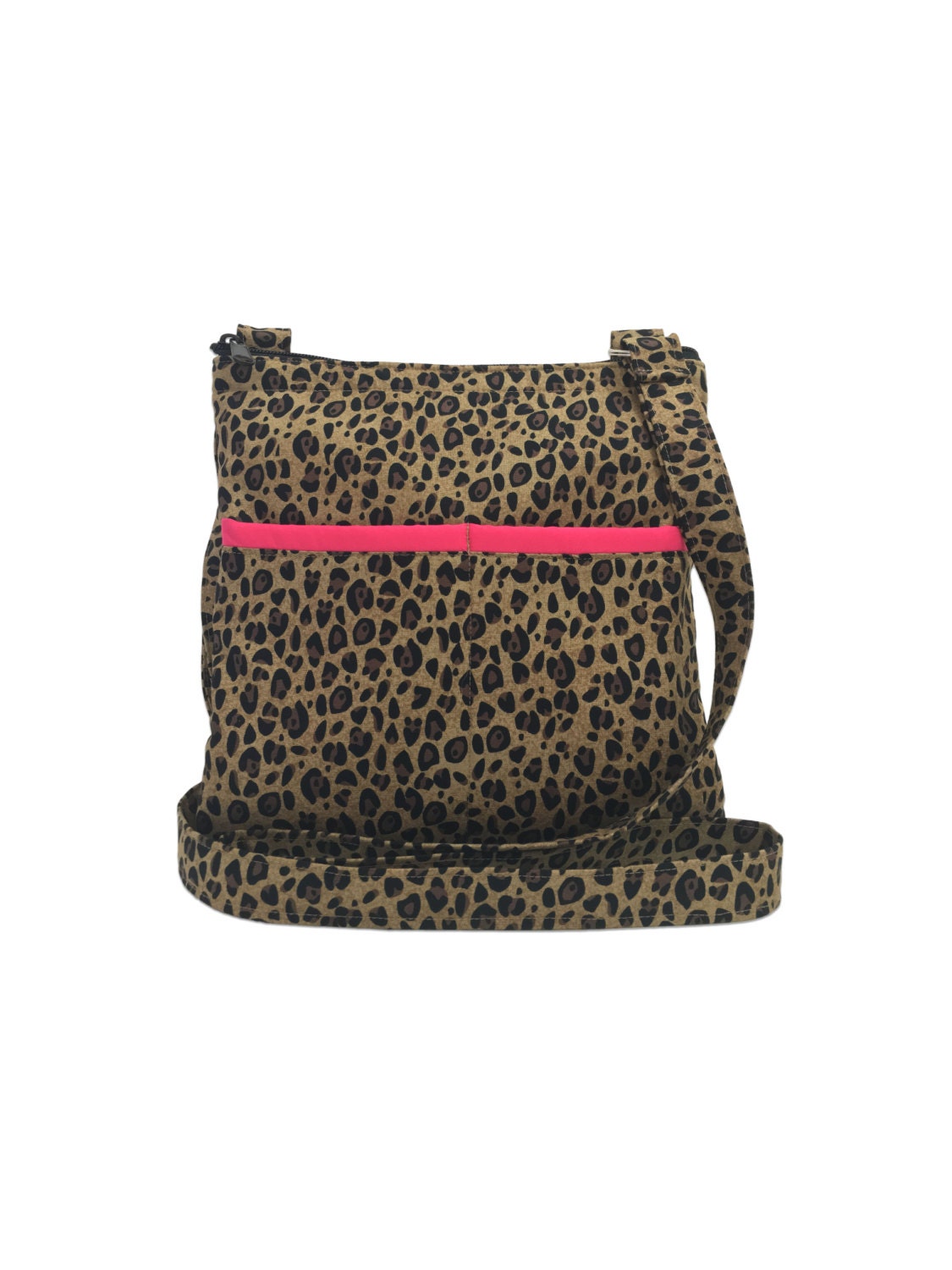 Leopard Print Crossbody Bag // Sling Bag // Crossbody Purse