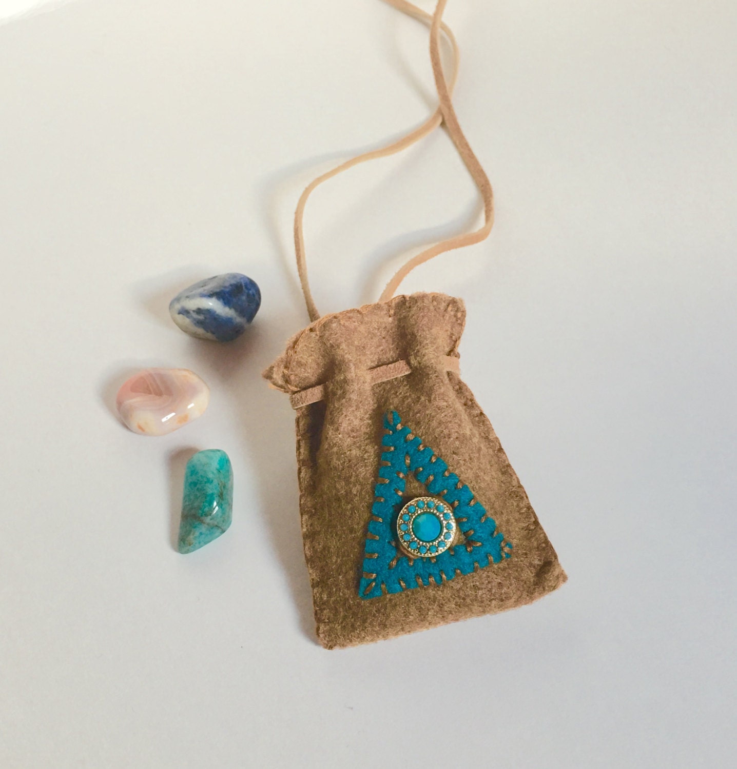 medicine bag gemstone pouch herb pouch talisman pouch