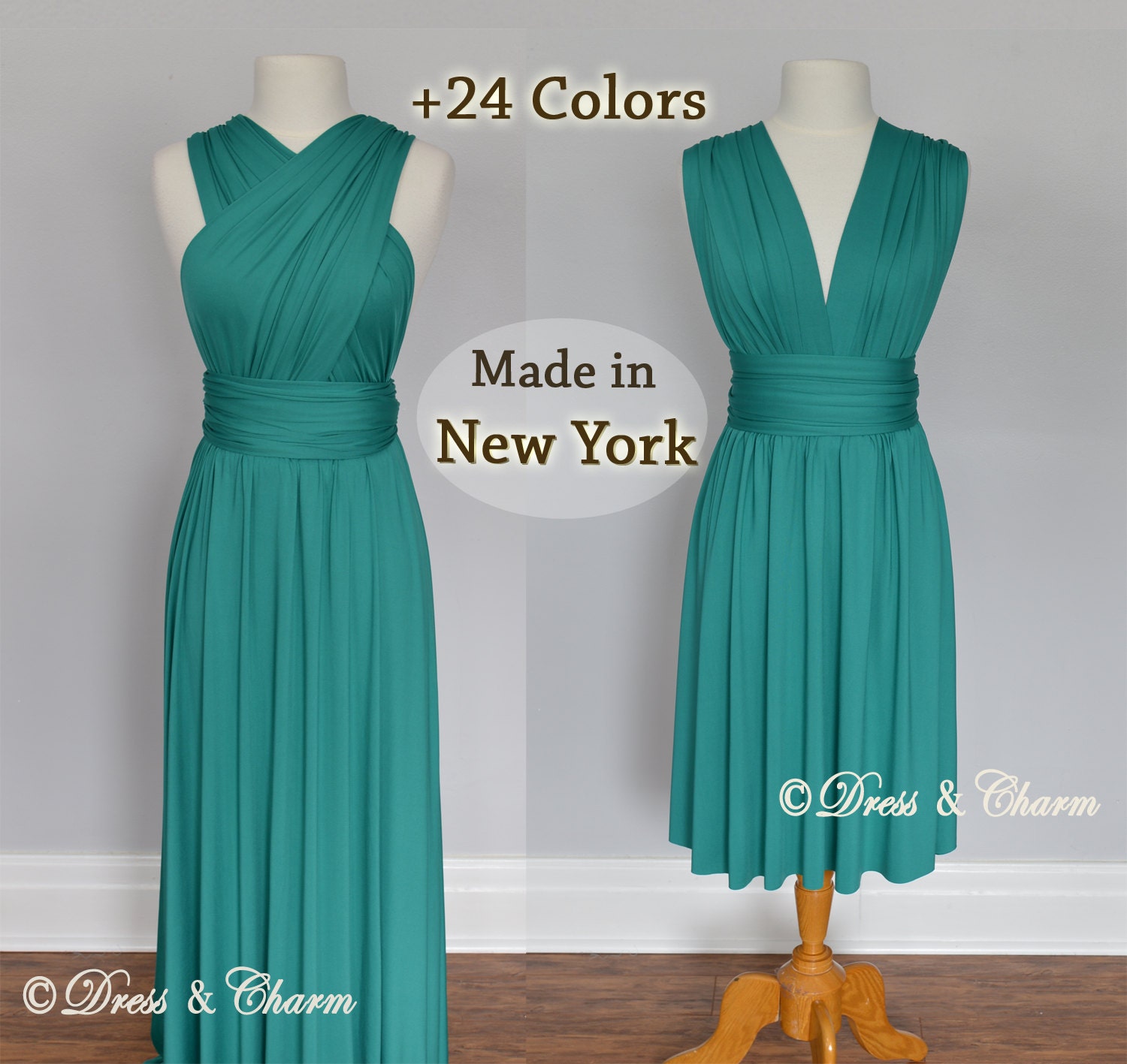 Green party dresses infinity dress infinity by justDressAndCharm