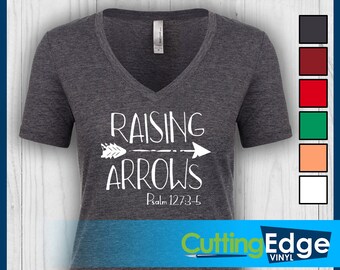 Raising Arrows Shirt, Psalm 127:3-5 Shirt, Christian Family Shirt, Big Family Shirt, Scripture Shirt, Christian Shirt, Mom Shirt