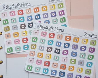 Camera, Instagram, Photo Planner Stickers