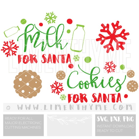 Download Milk for Santa Cookies for Santa SVG / Christmas svg / Santas