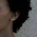 Samurai Ear Climber. Ear Bar. Rose Gold Earrings. Ear Lobe Pins.