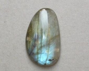 LABRADORITE cabochon freeform 17X29mm designer cab