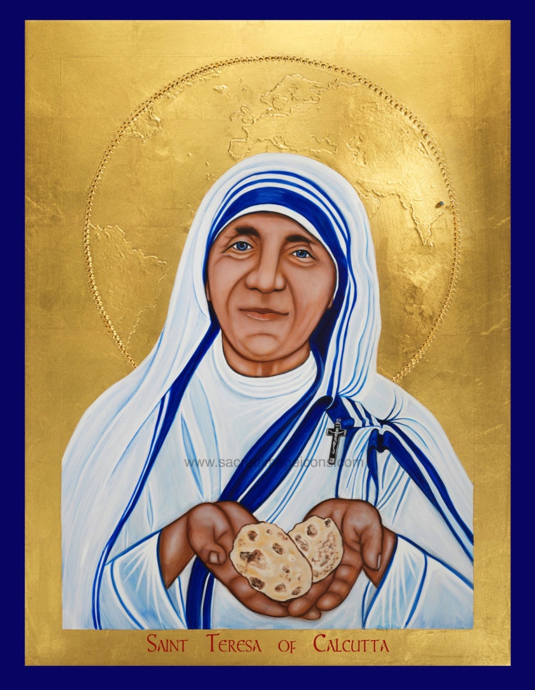 Saint Teresa of Calcutta Icon Catholic Print Ready to Frame