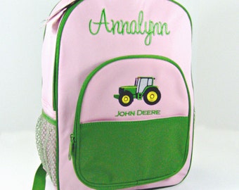 Licensed John Deere Backpack in Pink