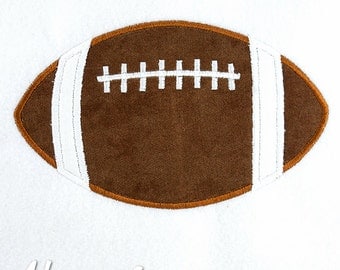 Football Applique Embroidery Design, football applique, sports applique, machine embroidery, applique, football, sports embroidery, boys