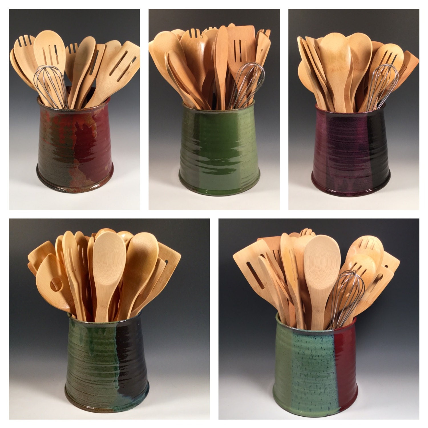 Made to Order Kitchen Utensil Holder Wine Chiller Pottery