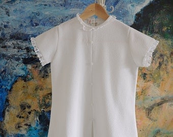 Girls Dress, Girls Vintage Dress, Girls White Dress, Girls Summer Dress, Communion Dress, Vintage Girls Dress