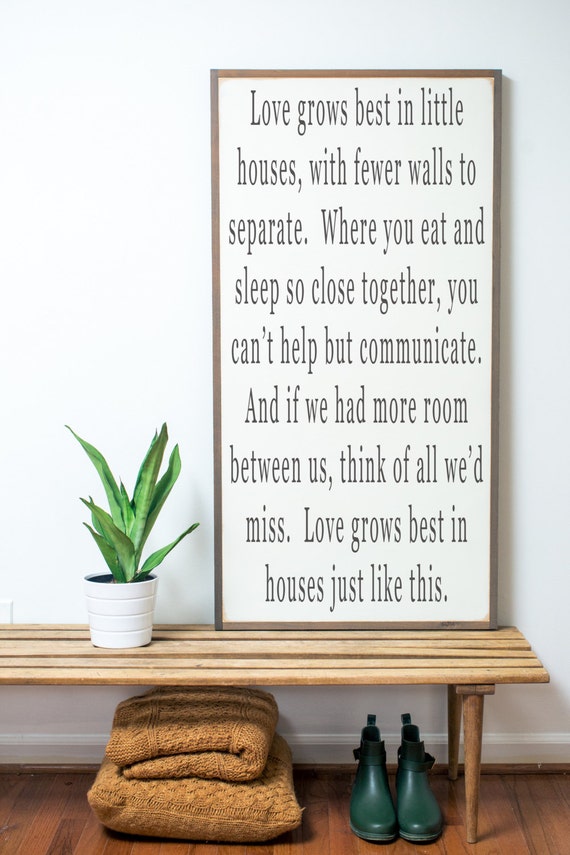 Love Grows Best Vertical 2x4