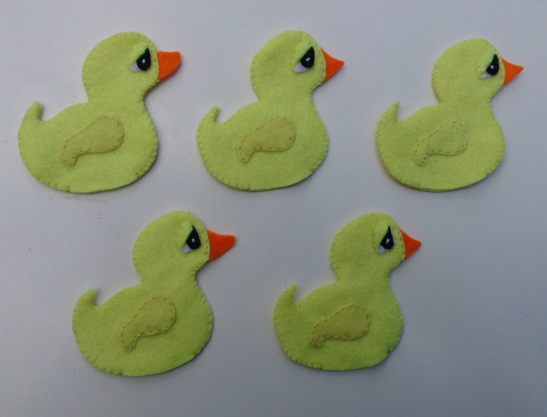 5 Little Ducks Felt Finger Puppets