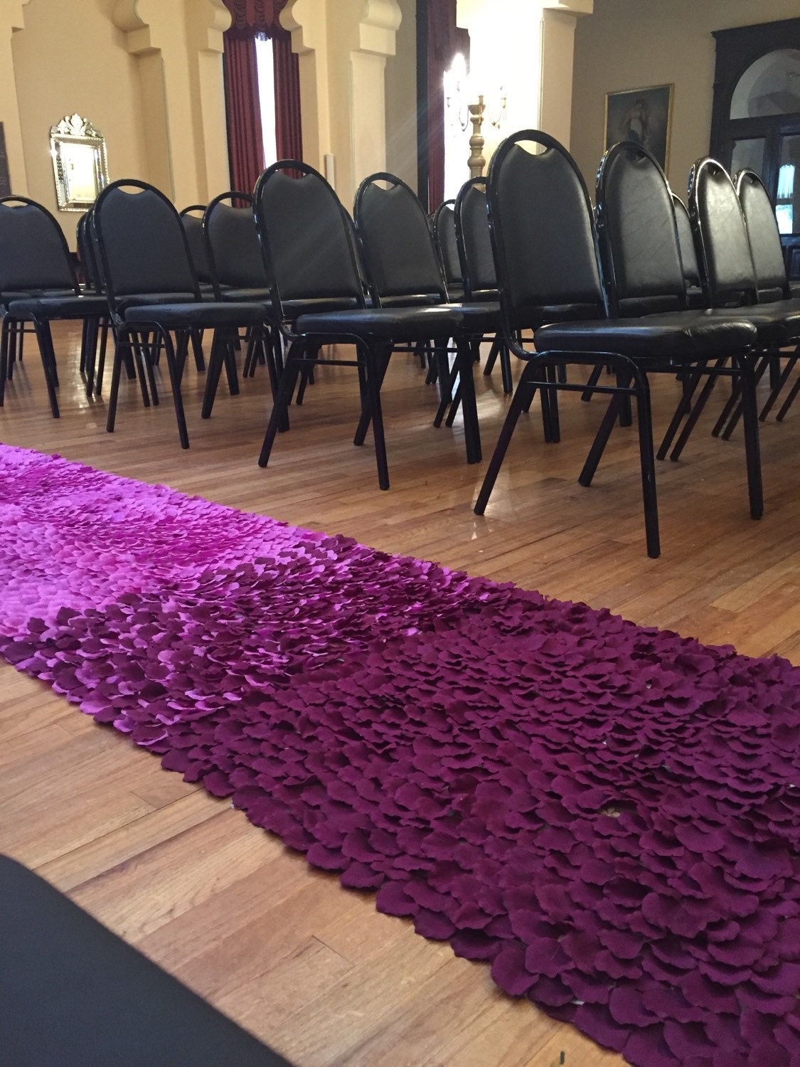 Rose Petal Aisle RunnerShips Today11 ft 8 inch Purple Rose