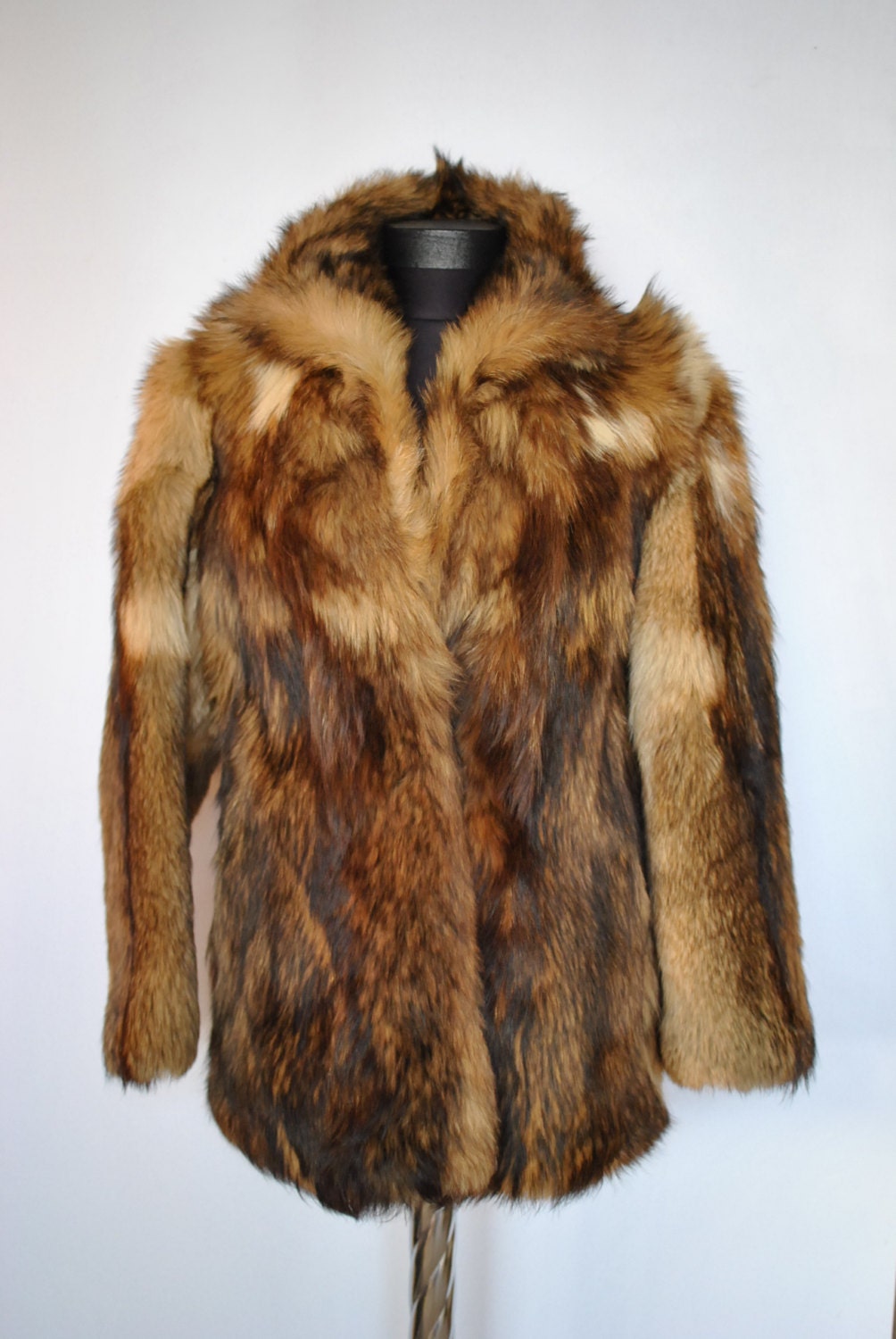 Vintage RED FOX fur jacket ....006